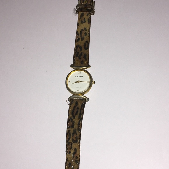Vintage Rachael Cheetah Watch in Leopard Leather - Picture 1 of 4